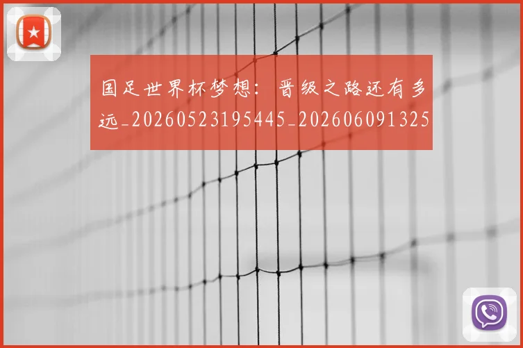 国足世界杯梦想：晋级之路还有多远_20260523195445_20260609132550